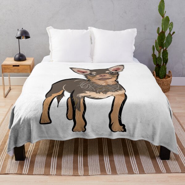 Item preview, chihuahua dog funny poster | chihuahua dog funny t-shirt | Pretty brown chihuahua dog standing and facing the camera designed and sold by KARTICK DUTTA.