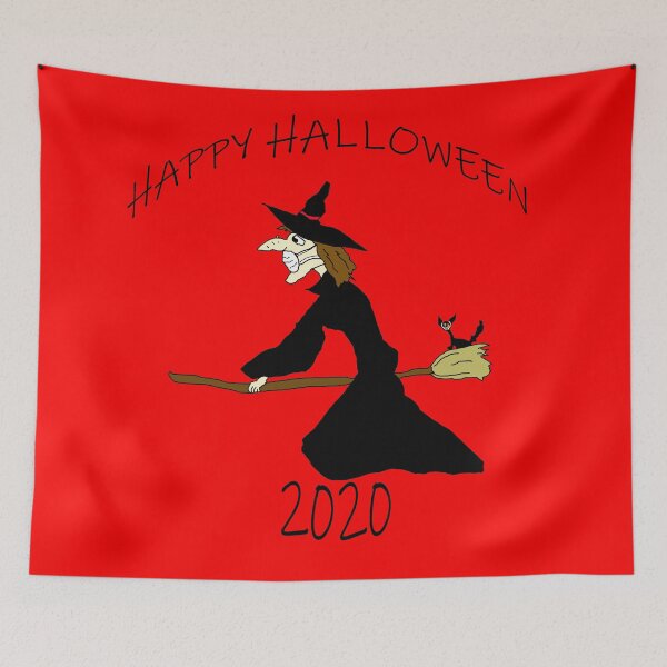 Item preview, Happy Quarantine Halloween Witch designed and sold by oxoxoxo.