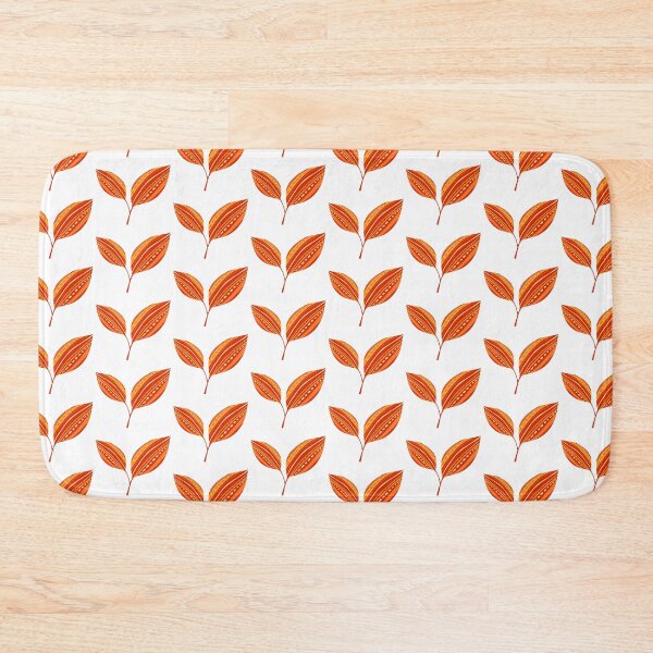 Item preview, Orange and Red Patterned Leaf designed and sold by littledinosaurs.