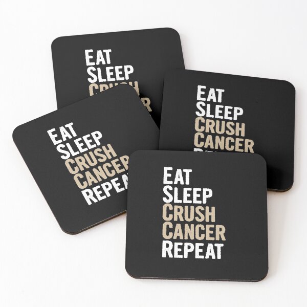 Item preview, Eat Sleep Crush Childhood Cancer Cancer Repeat Novelty Gift  designed and sold by Akmloza.