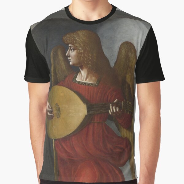Item preview, Leonardo Da Vinci - An Angel In Red With A Lute designed and sold by artcenter.