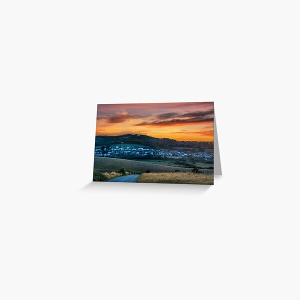 Brading Town Isle Of Wight Greeting Card