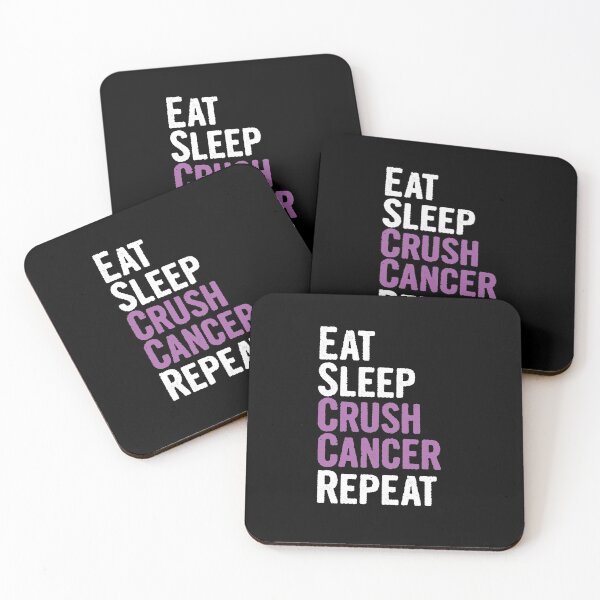 Item preview, Eat Sleep Crush Pancreatic Cancer Repeat Novelty Gift  designed and sold by Akmloza.