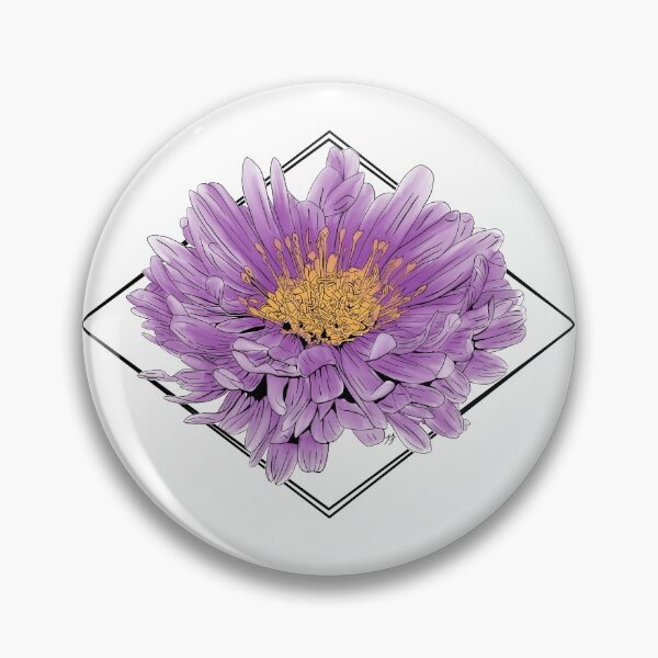 Item preview, September Birth Flower Aster designed and sold by taytacular.