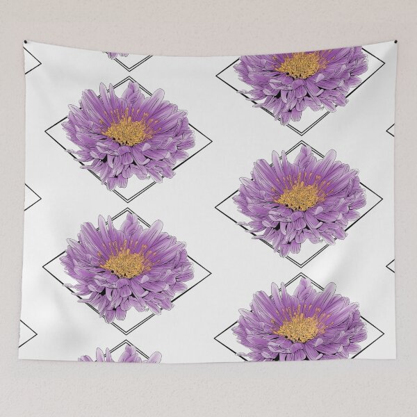 Item preview, September Birth Flower Aster designed and sold by taytacular.