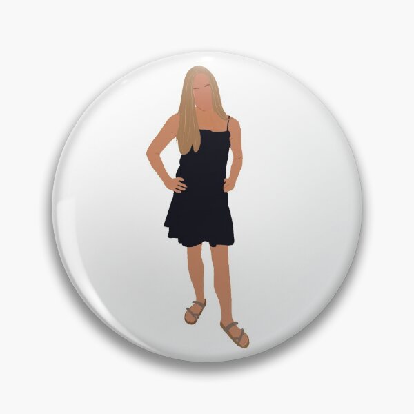 Item preview, Girl in Black Dress Sticker designed and sold by Abbygcarter.