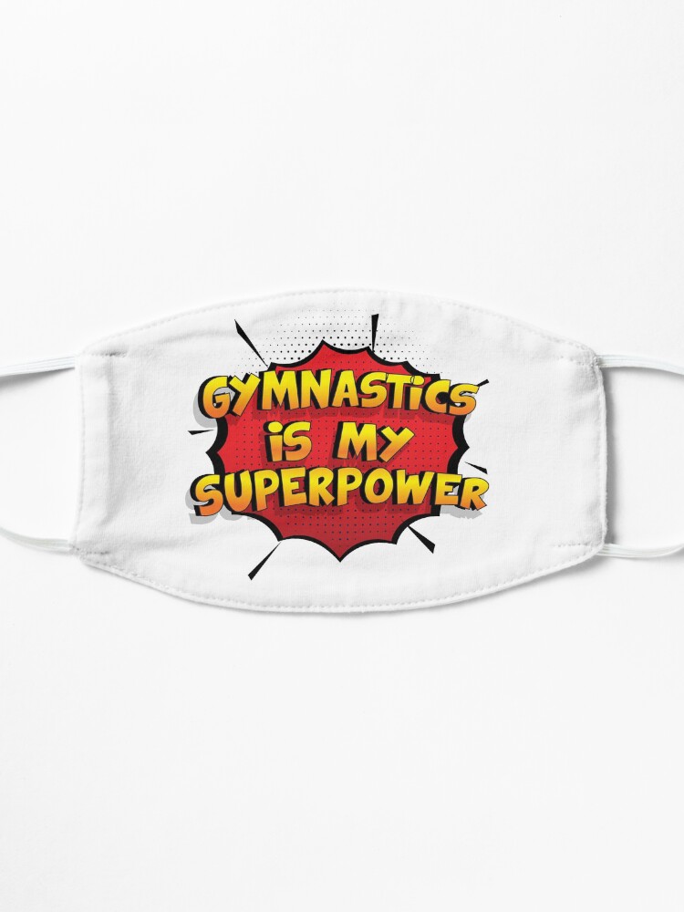 Alternative Ansicht von Gymnastics ist mein Superpower Lustiges Gymnastics Designgeschenk Maske