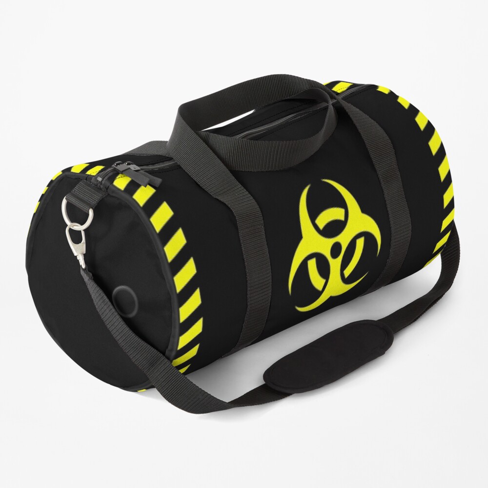 Biohazard Barrel - Black Duffle Bag