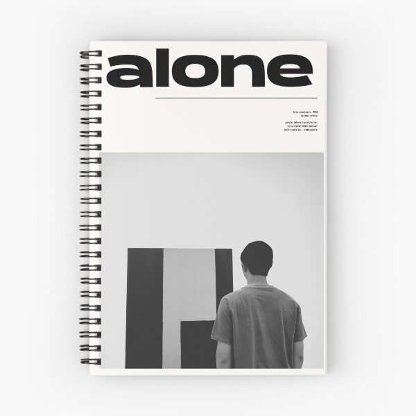 Item preview, kim namjoon [white ver.] - bts spiral notebook designed and sold by relataeble.