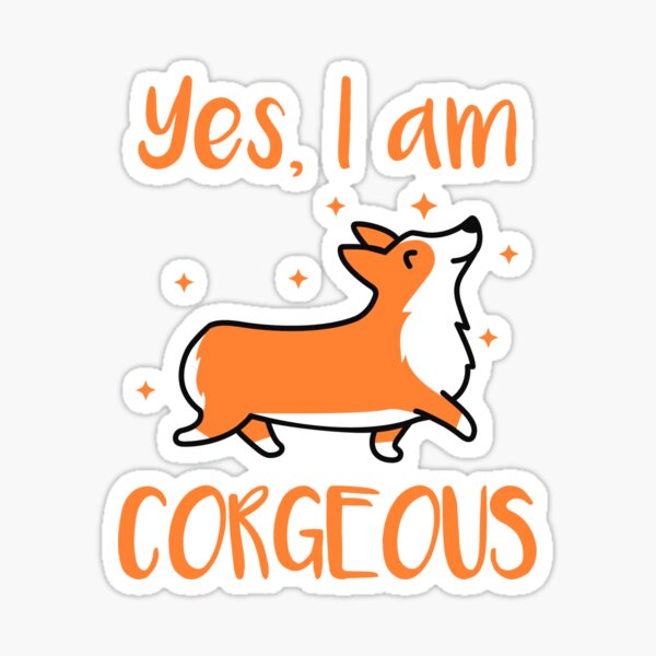 Corgi Life Stickers Redbubble - roblox feed your pet how to get the corgi old