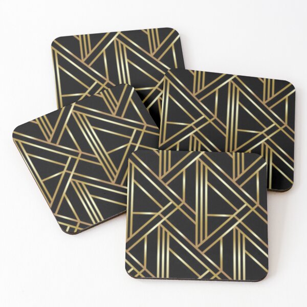 Item preview, Seamless geometric golden Art designed and sold by creationsXD.