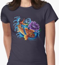 Vivid Koi Women's Fitted T-Shirt