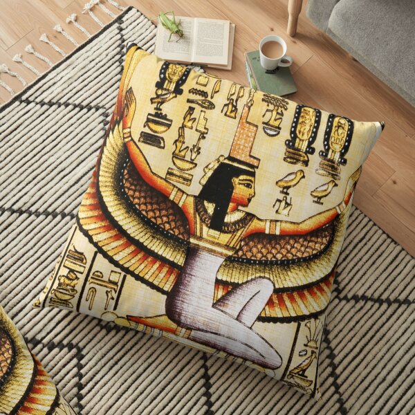 Egypt Isis Cleopatra Floor Pillow