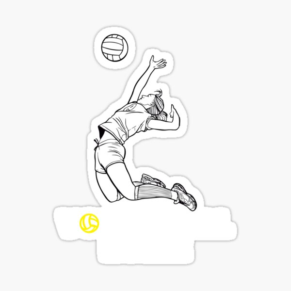 "Sport Volleyball Libero Team" Sticker for Sale by Naohiro Redbubble