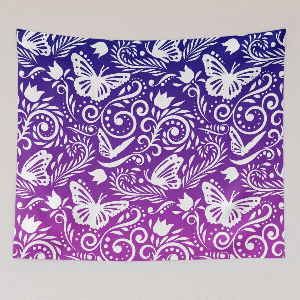 Item preview, Butterfly and Flower - Mysterious Galaxy RS designed and sold by CreativityRoams.