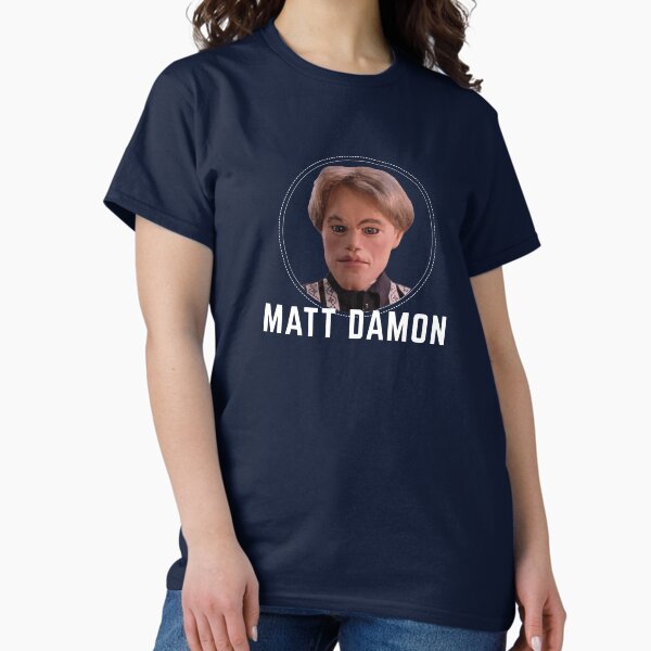 Vista previa del artículo con la obra «Matt Damon», diseñado y vendido por Primotees.