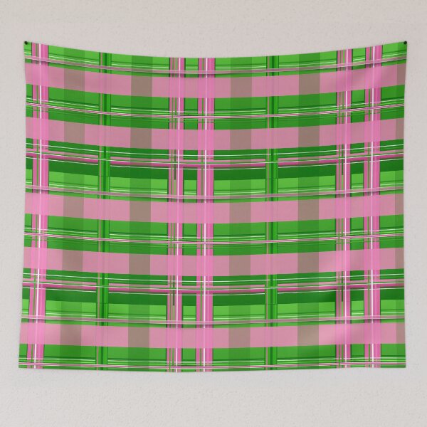 Item preview, Best Plaid in Pink & Green designed and sold by montaque8.