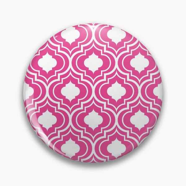 Item preview, Moroccan trellis pattern pink designed and sold by Kamiri.