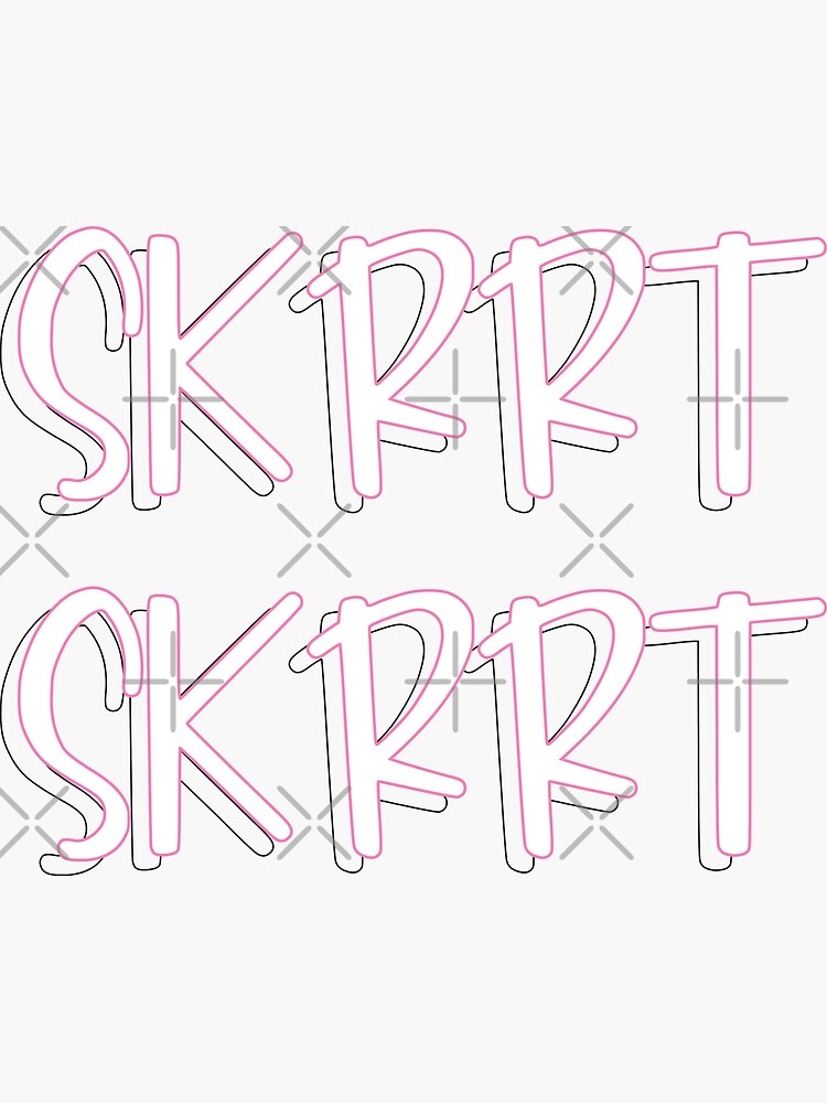 Larray Skrrt Skrrt Sticker For Sale By Violetcho Redbubble 