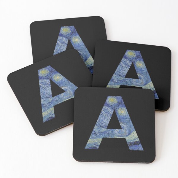 Item preview, A - Starry Night Letter designed and sold by HalpinDesign.