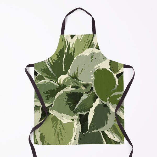 Item preview, Hosta artwork in shades of green plants designed and sold by djrunnels.