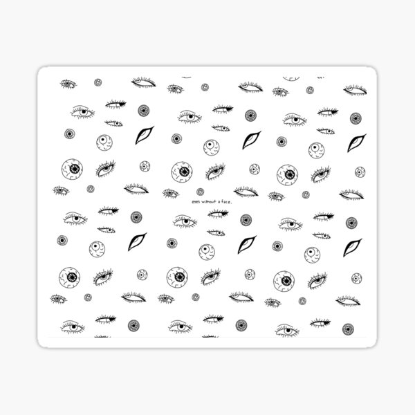 eyes-without-a-face-sticker-for-sale-by-emurphy13-redbubble
