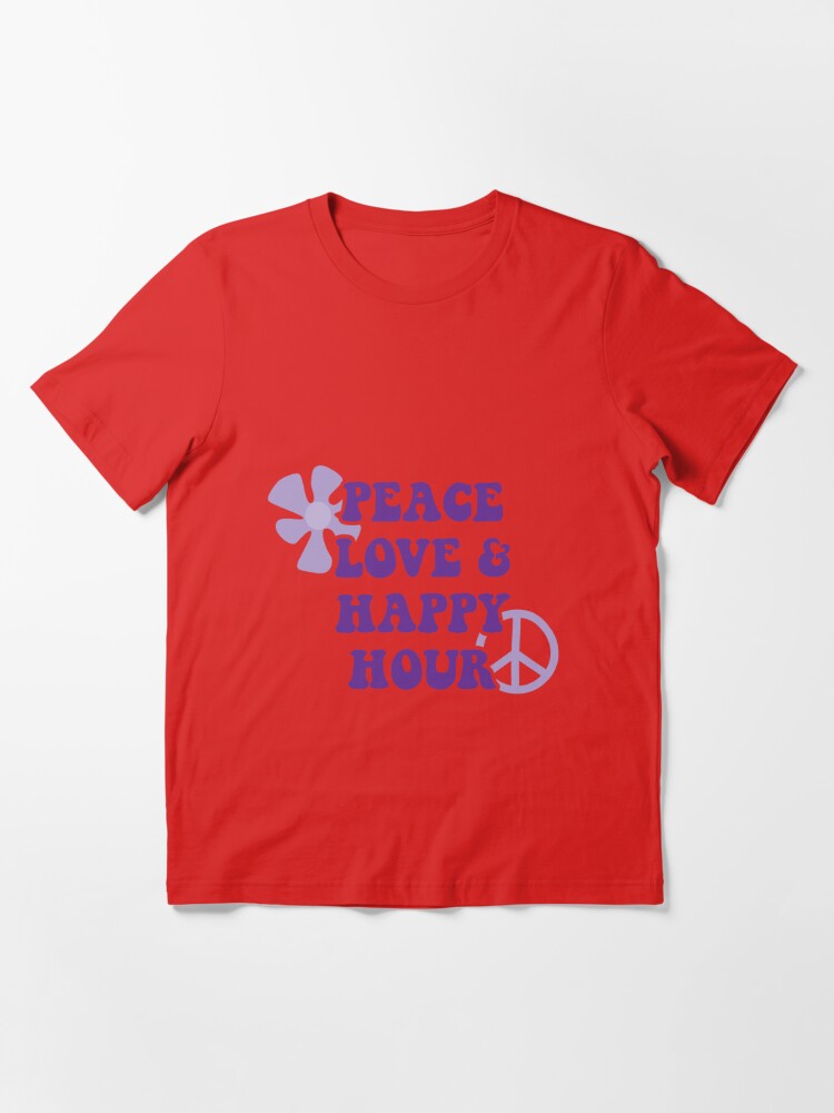 Let's Rock Guitar Pick Unisex T-Shirt – Peace Love and Happy Hour