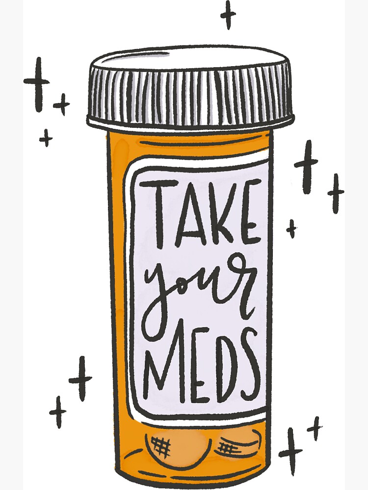 Thumbnail 3 of 3, Magnet, Take Your Meds designed and sold by chloejuleann.