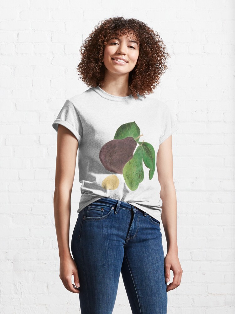 Alternate view of Avocado watercolour Classic T-Shirt