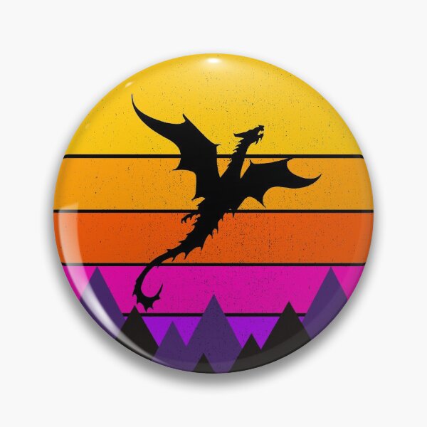 Item preview, Flying Dragon Retro Sunset  designed and sold by Forevercreative.