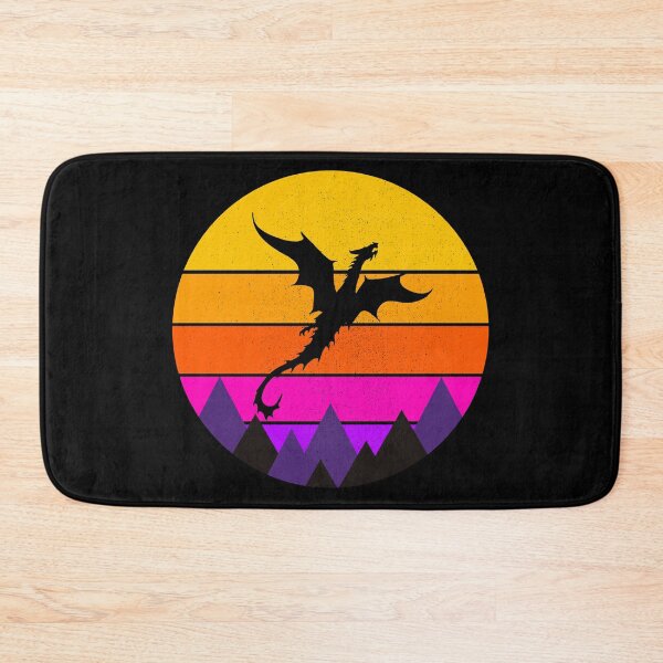 Item preview, Flying Dragon Retro Sunset  designed and sold by Forevercreative.