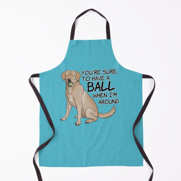Item preview, Having a Ball--Yellow Lab designed and sold by Hazel Dog.