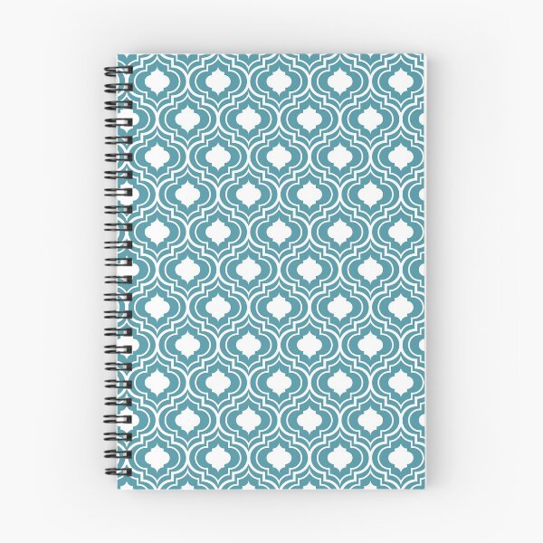 Item preview, Moroccan trellis pattern teal designed and sold by Kamiri.