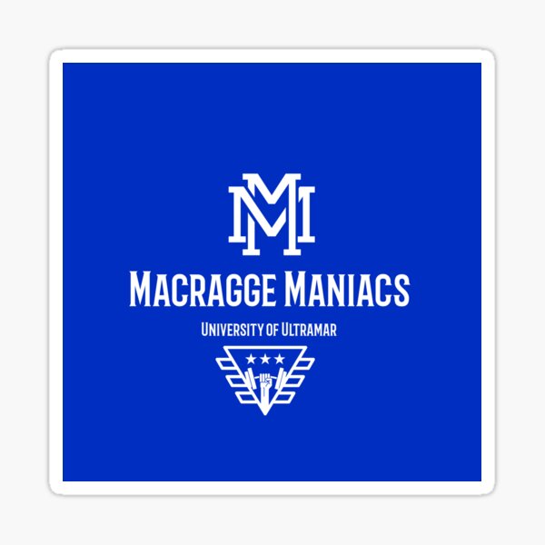 Item preview, Macragge Maniacs - Ultramar University Sports Team designed and sold by blorente.