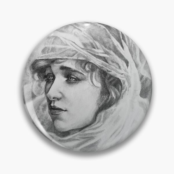 Item preview, Graphite Vintage Portrait 1 designed and sold by Madeline Hollar.