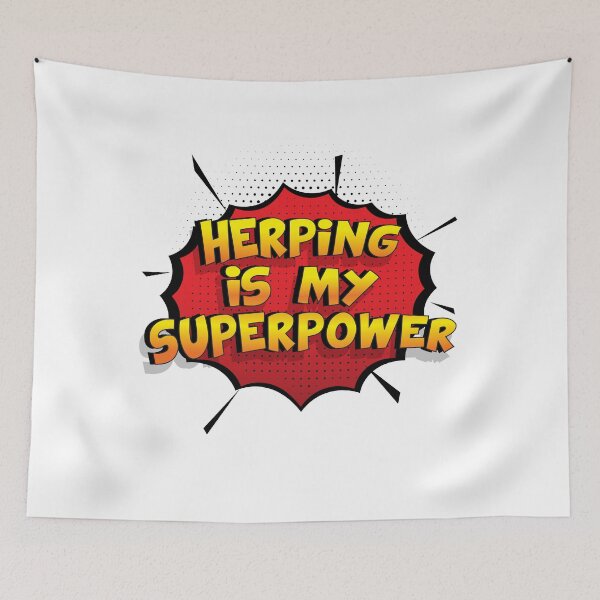Item preview, Herping is my Superpower Funny Design Herping Gift designed and sold by Custom365.