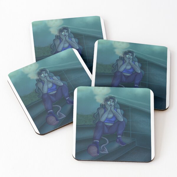 Item preview, Blue Demon Girl (sloth) designed and sold by Brittani  Griffiths.