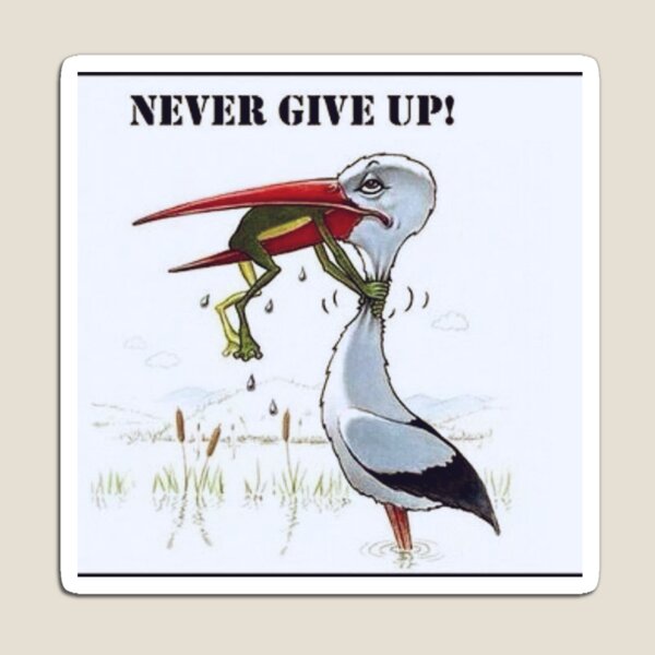 Item preview, Naver give up funny T-Shirt designed and sold by Hussain Shirts.