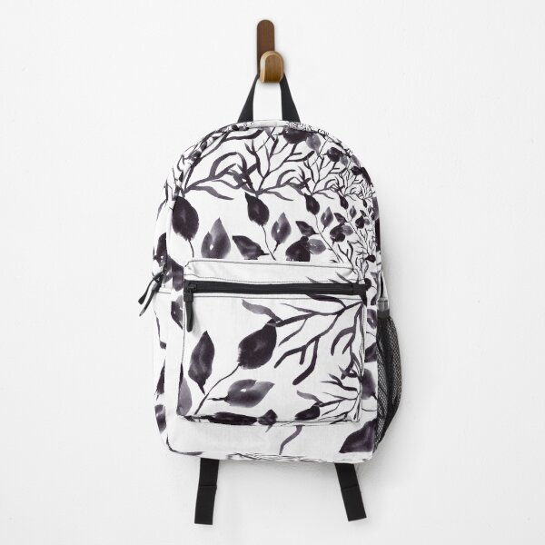 Item preview, black white minimal leaves designed and sold by haroulita.