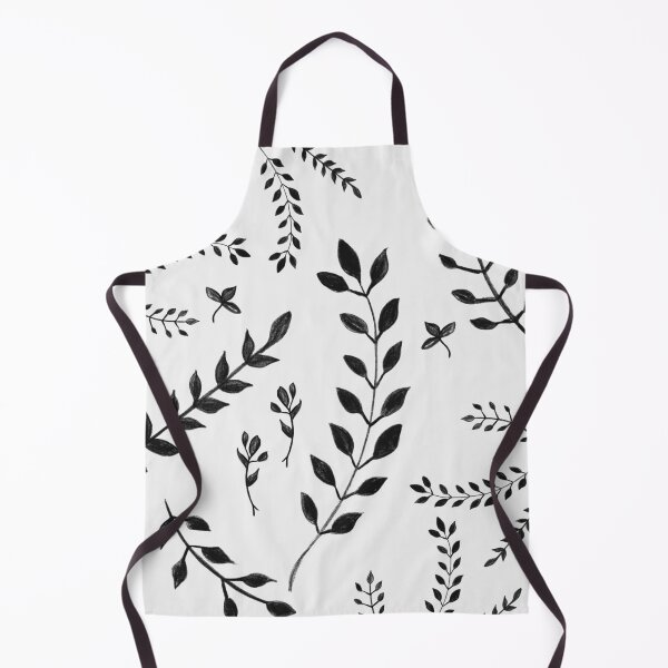 Item preview, Black & White Leaves Pattern #4 #drawing #decor #art designed and sold by Anita's & Bella's Art.