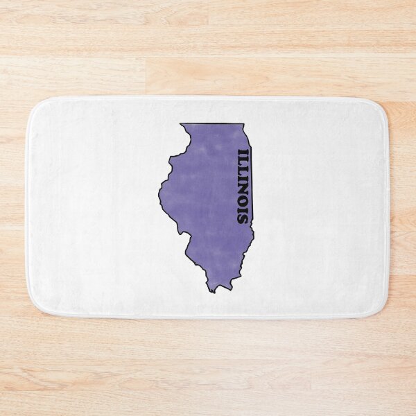 Item preview, Illinois Watercolor Blue  designed and sold by artbylukas.