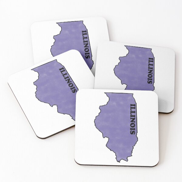Item preview, Illinois Watercolor Blue  designed and sold by artbylukas.