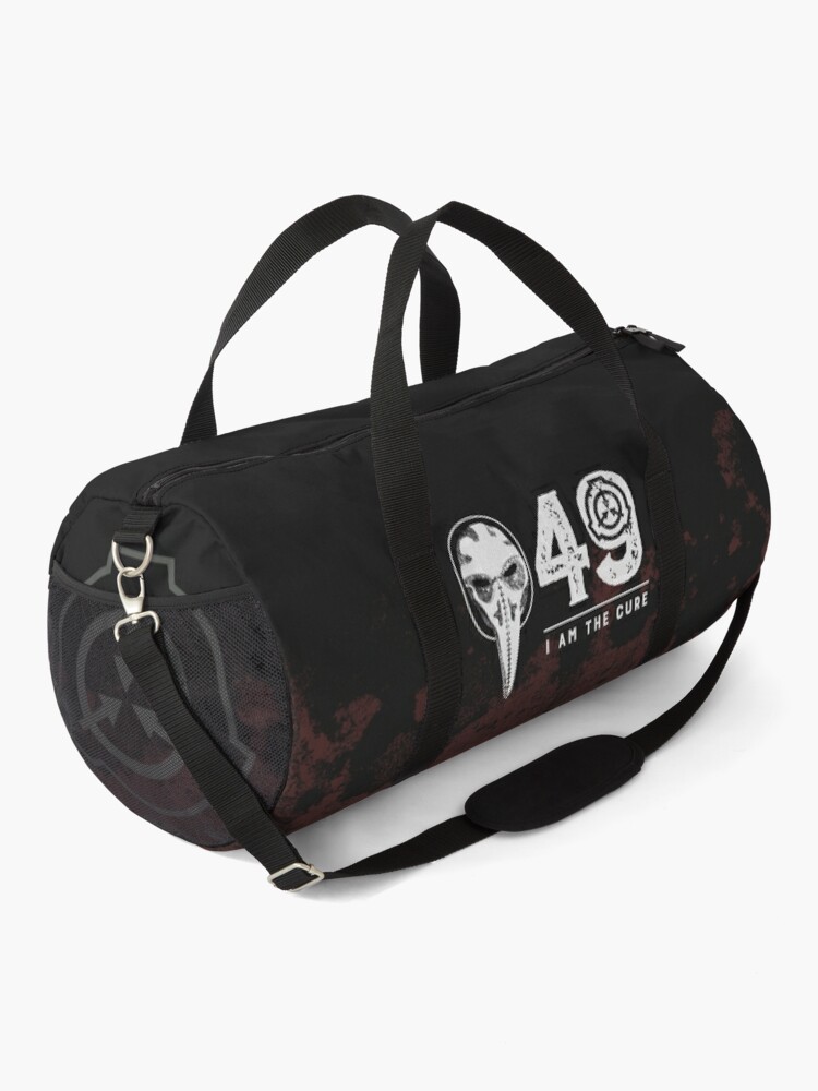 Alternate view of SCP-049 Plague Doctor SCP Foundation - I Am The Cure Duffle Bag