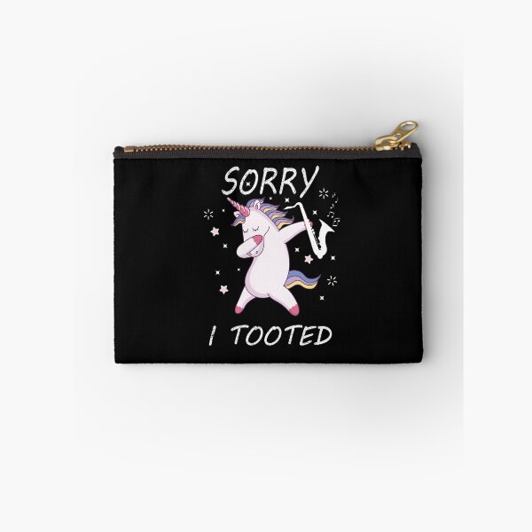 Item preview, Sorry I Tooted Funny Saxophone Payer Saxophonist Dabbing Unicorn Music Lovers designed and sold by FunnySunny T-Shirts.