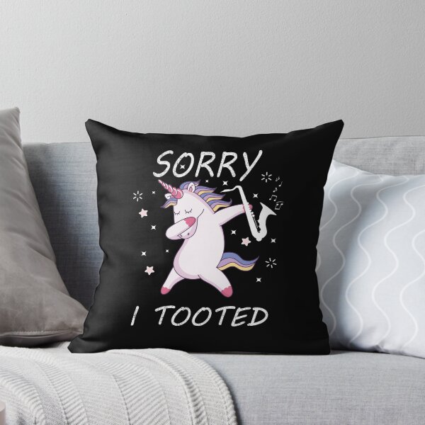 Item preview, Sorry I Tooted Funny Saxophone Payer Saxophonist Dabbing Unicorn Music Lovers designed and sold by FunnySunny T-Shirts.