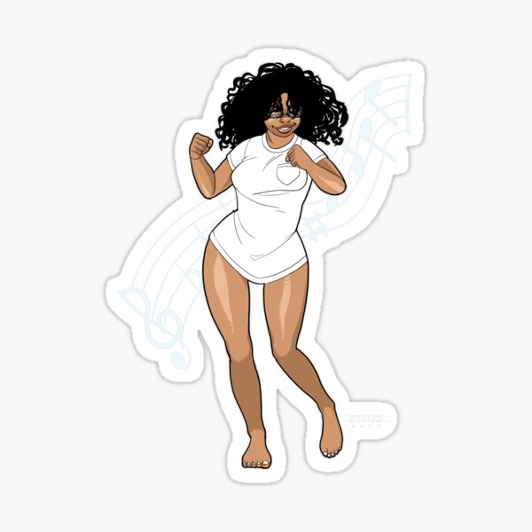 "Dancing Girl" Sticker for Sale by AoNR Redbubble