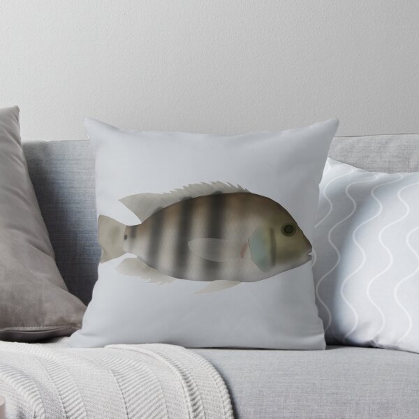 Item preview, Blackthroat cichlid designed and sold by fishfolkart.