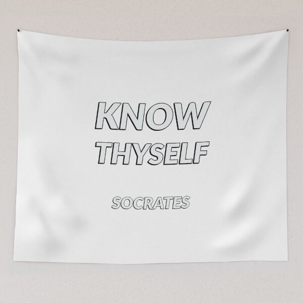 Item preview, Know thyself - Socrates quotes designed and sold by Inspirationmotivation.