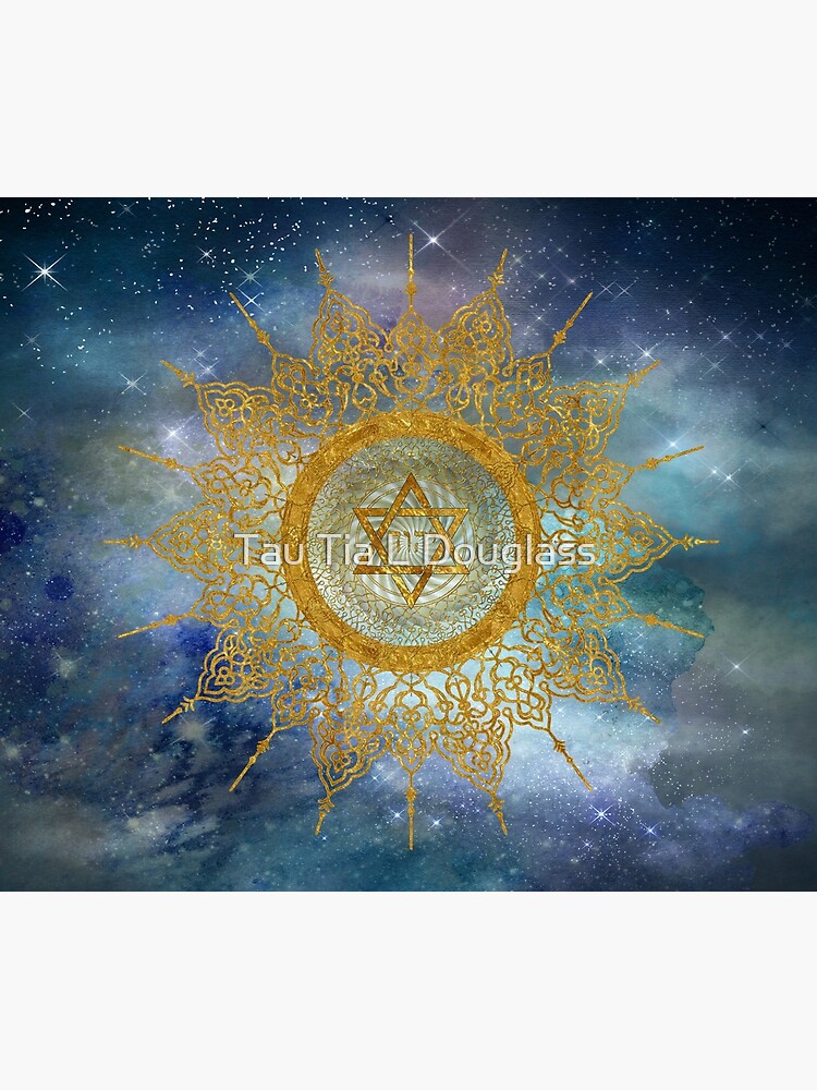 YHVH Gold Mandala by PurplePeacock