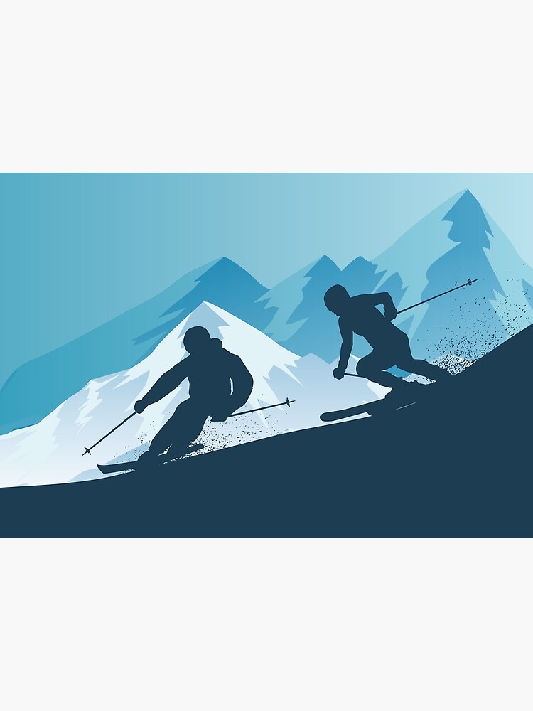 Best Skiing Design Ever by shailpawar